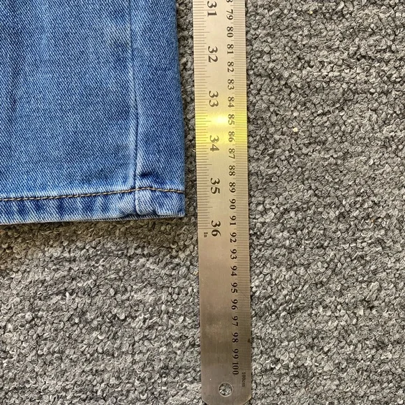 Distressed Blue Jeans - Picture 2 of 5